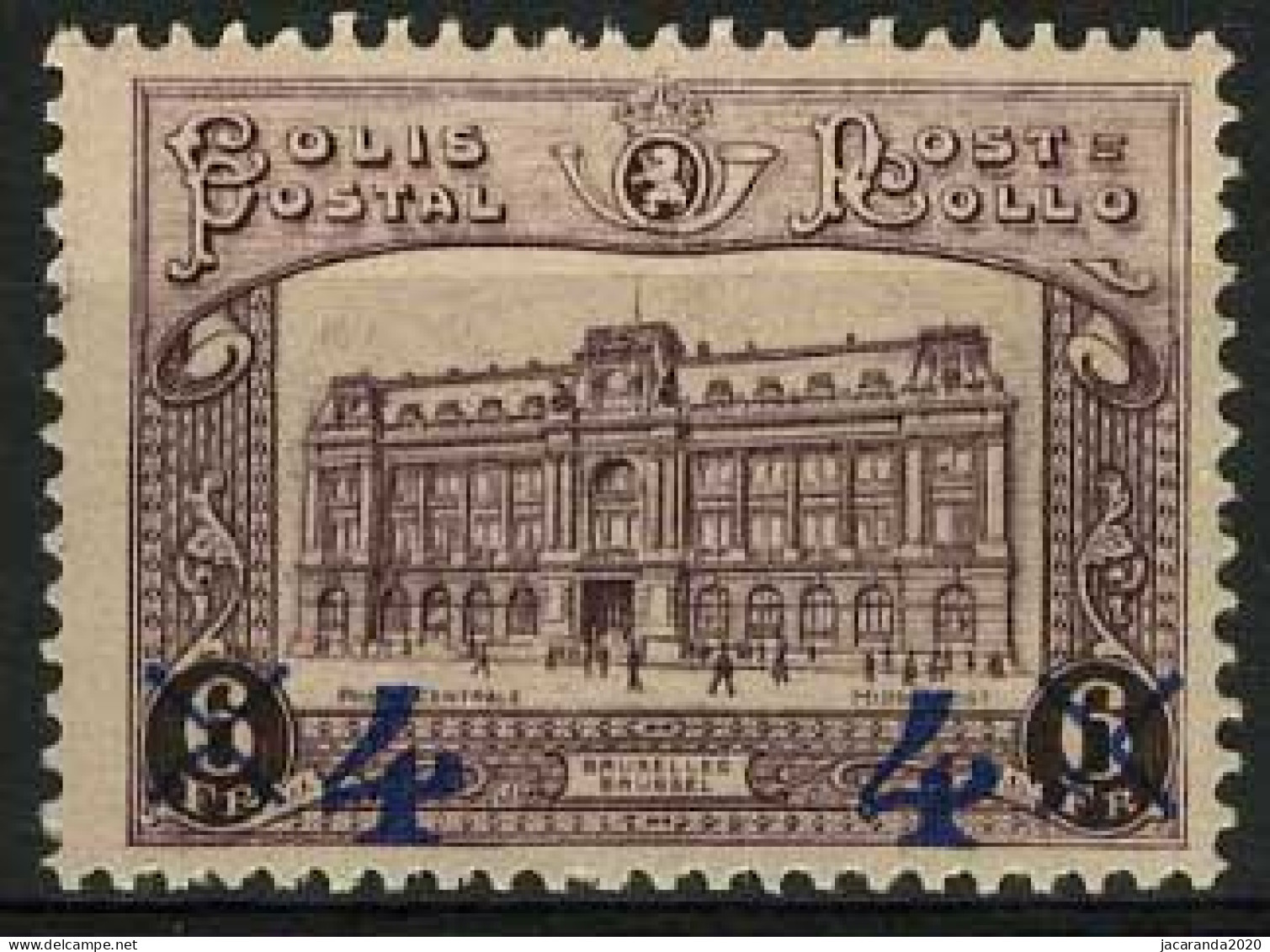 België TR174 ** - Postpakketzegels Met Opdruk Van Nieuwe Waarde - Timbres Pour Colis Postaux Surchargé En Bleu - Neufs
