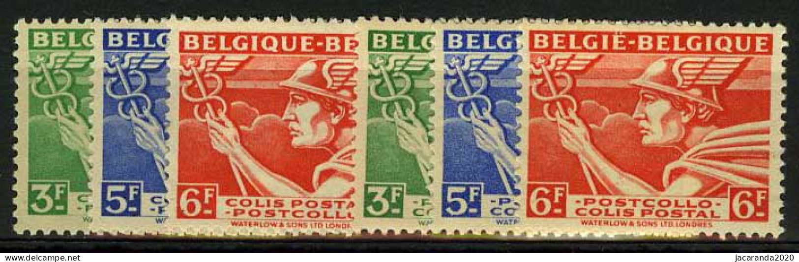 België TR288/90A ** - Postpakketzegels - Mercurius - Timbres Pour Colis Postaux - Mercure - Altri & Non Classificati