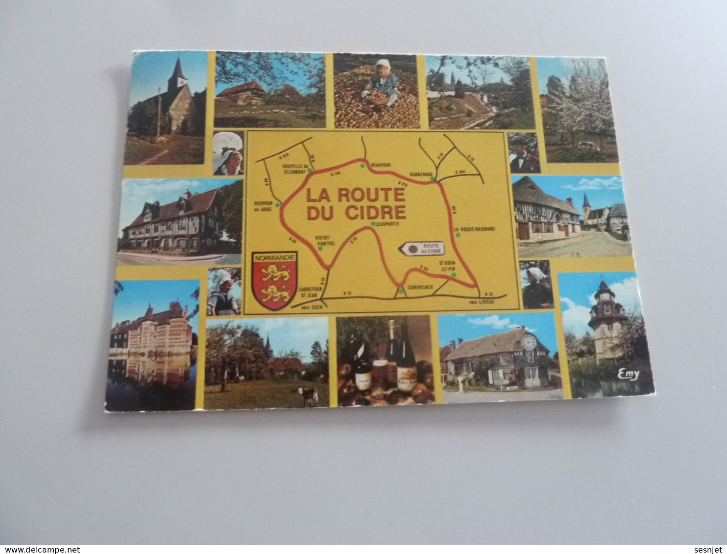La Route Du Cidre - Multi-vues - 855 - Yt 2187 - Editions Emy - Le Goubey - Production Leconte - Année 1984 - - Maps