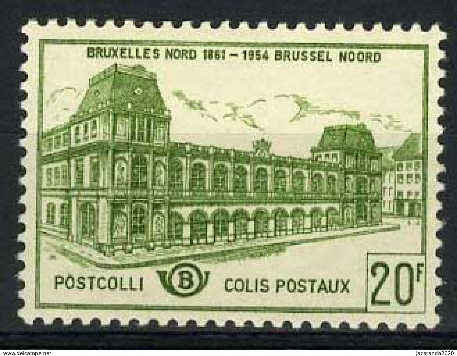 België TR366 * - Postpakketzegels - Oud Noordstation Te Brussel - Timbres Pour Colis Postaux - Ancienne Gare Du Nord - Otros & Sin Clasificación