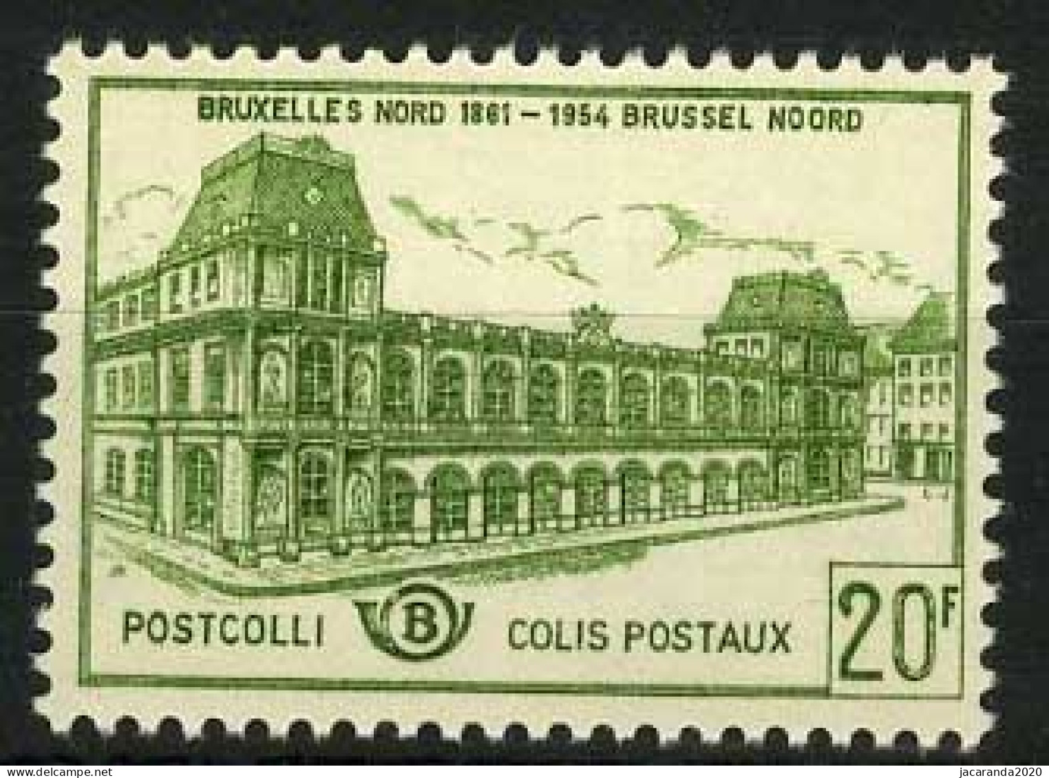 België TR366 ** - Postpakketzegels - Oud Noordstation Te Brussel - Timbres Pour Colis Postaux - Ancienne Gare Du Nord - Altri & Non Classificati