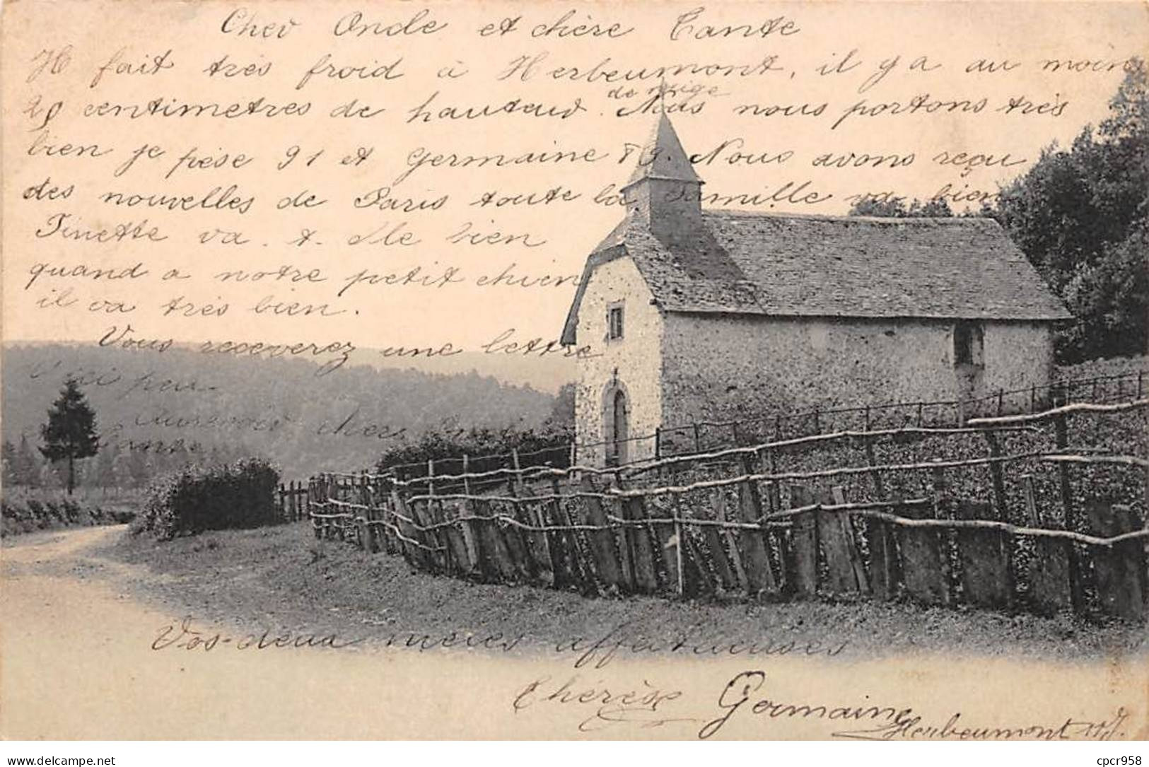 Belgique - N°91585 - HERBEUMONT Sur Semois - La Chapelle - Herbeumont