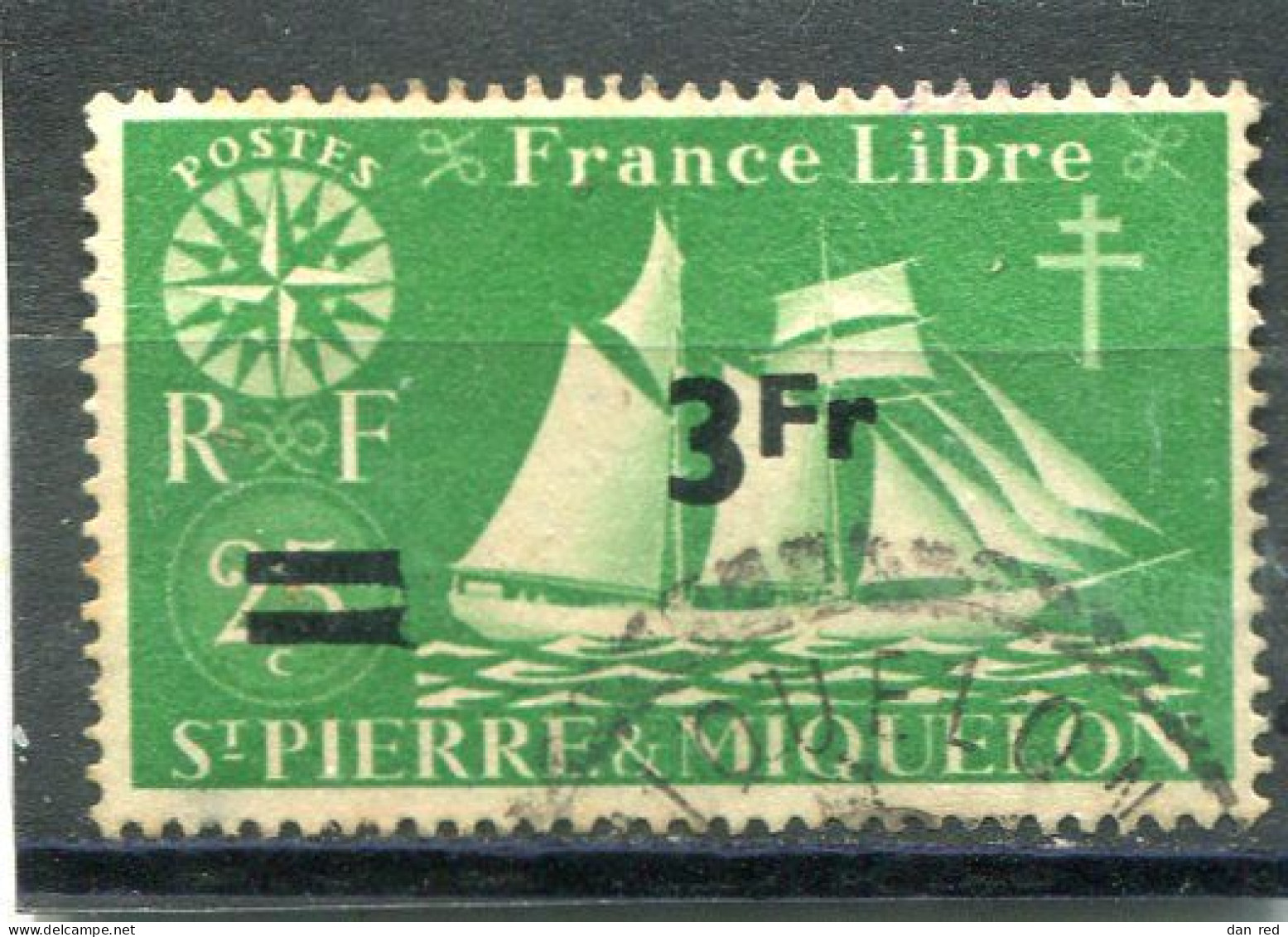 SAINT-PIERRE ET MIQUELON N° 320 (Y&T) (Oblitéré) - Gebraucht