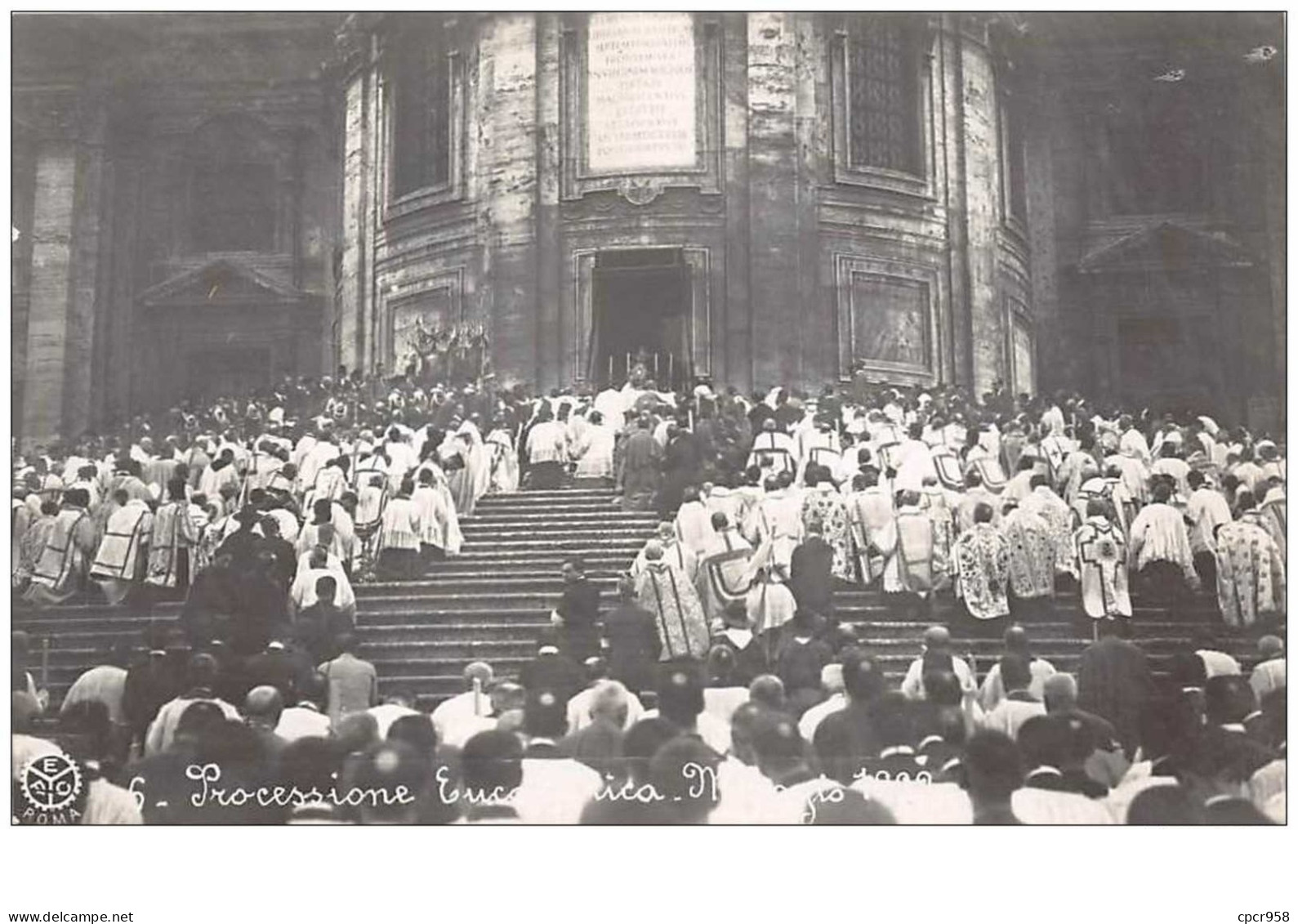 Vatican. N°47296 . Processione Eucaristica Maggio 1922. Carte Photo - Vaticano