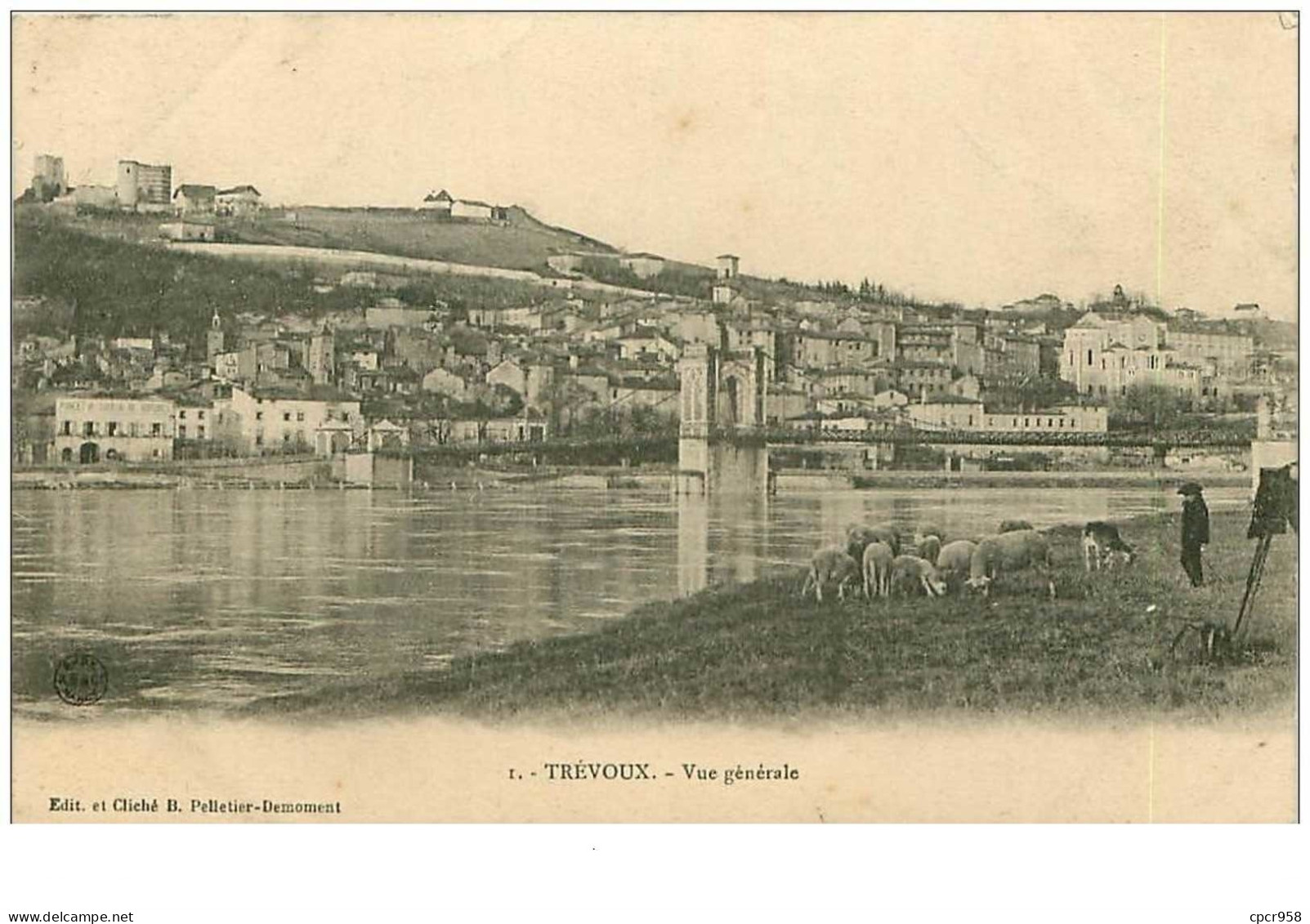 01.TREVOUX.n°9633.VUE GENERALE - Trévoux