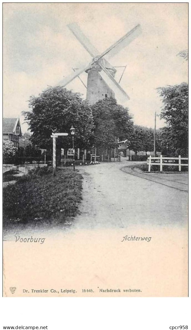 Pays-bas  . N°44012 . Voorburg.achterweg.moulin A Vent - Voorburg