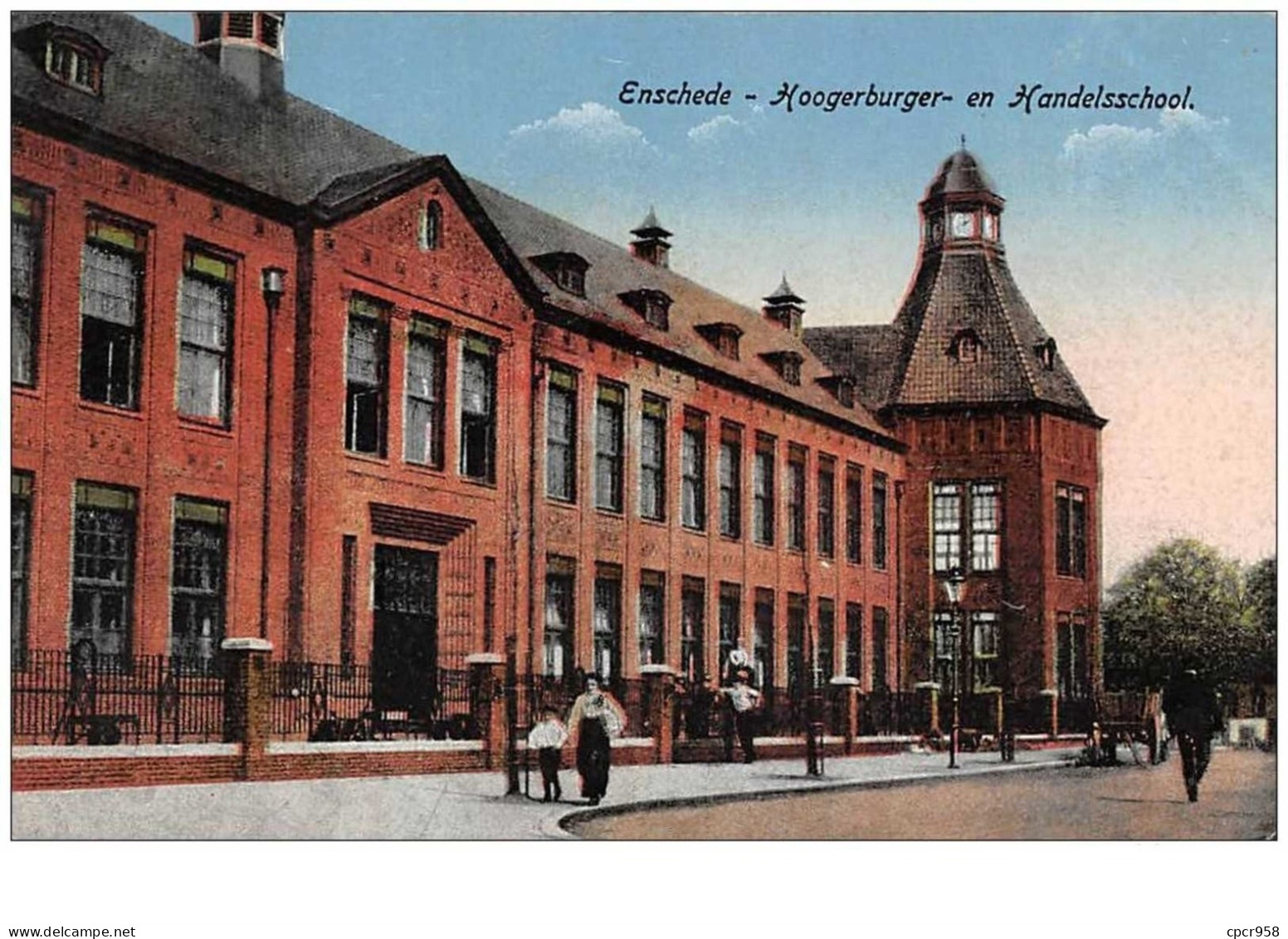 Pays-bas  . N°44032 . Enschede . Hoogerburger En Handelsschool - Enschede