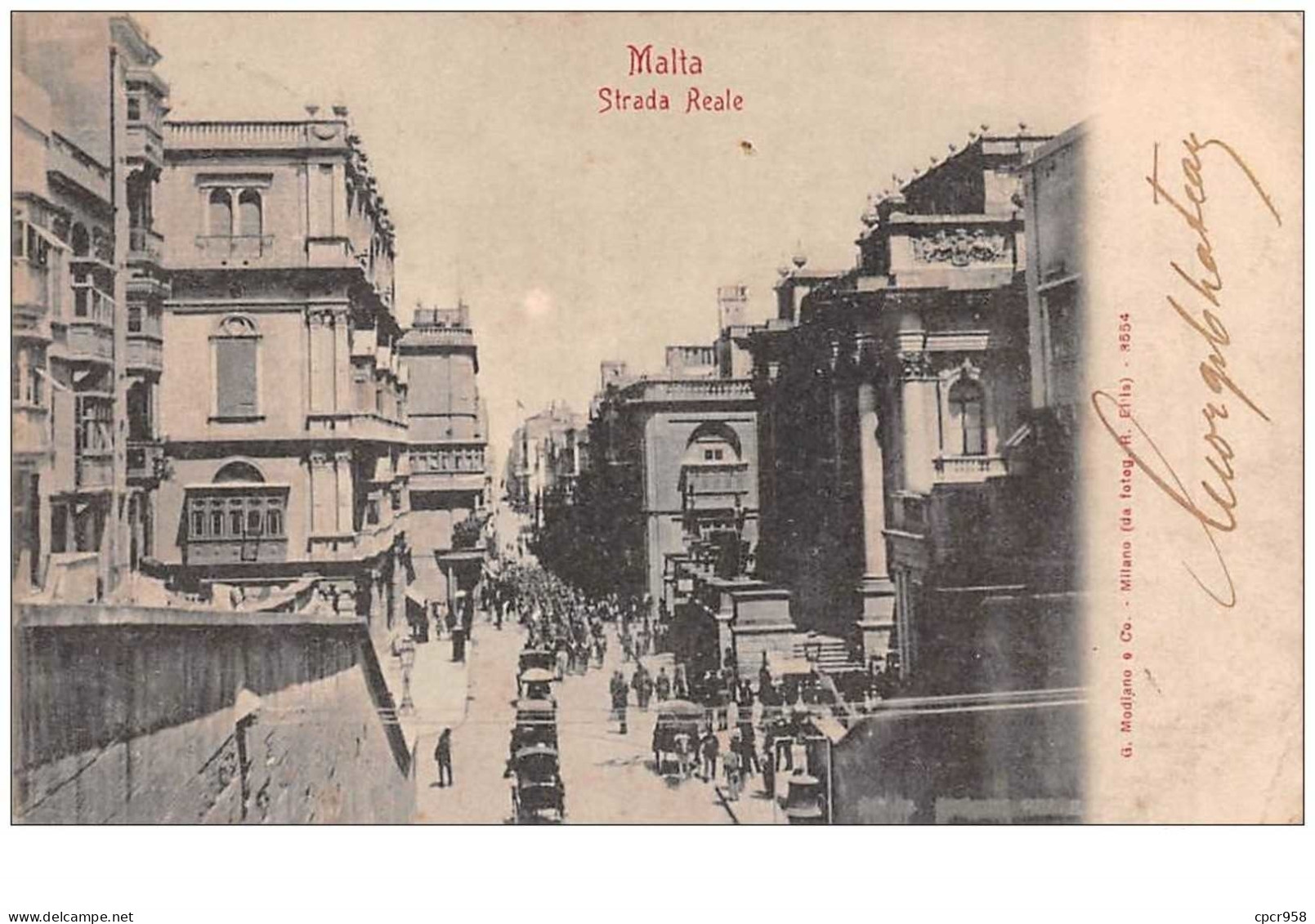 Malte . N°50577 . Strada Reale - Malta