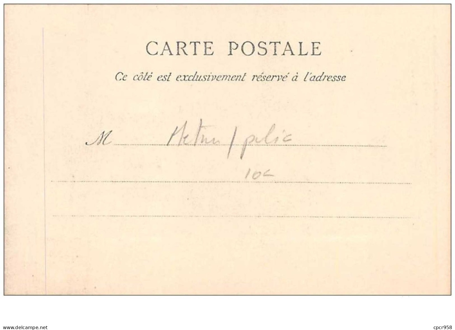 Metier. N°45496 .  Infanterie . Tenue En Capote. Garde Republicaine.police. Gendarmerie. - Polizei - Gendarmerie