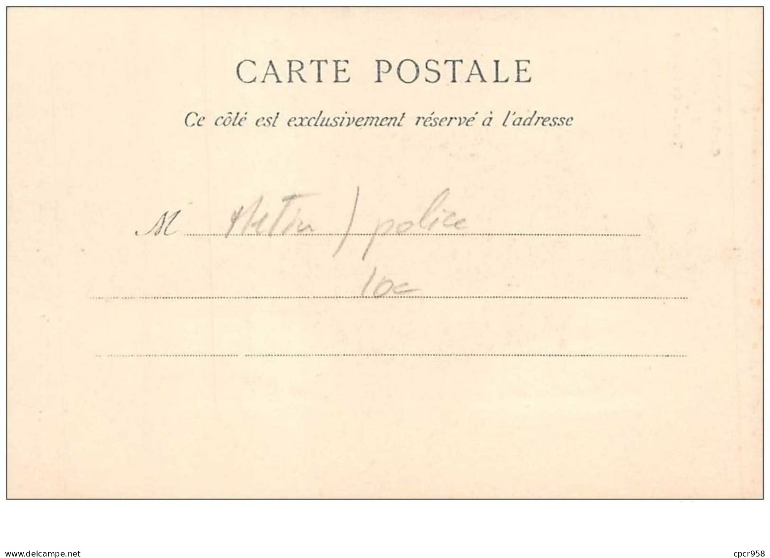 Metier. N°45499 .  Infanterie .tenue De Service. Garde Republicaine.police. Gendarmerie. - Polizei - Gendarmerie