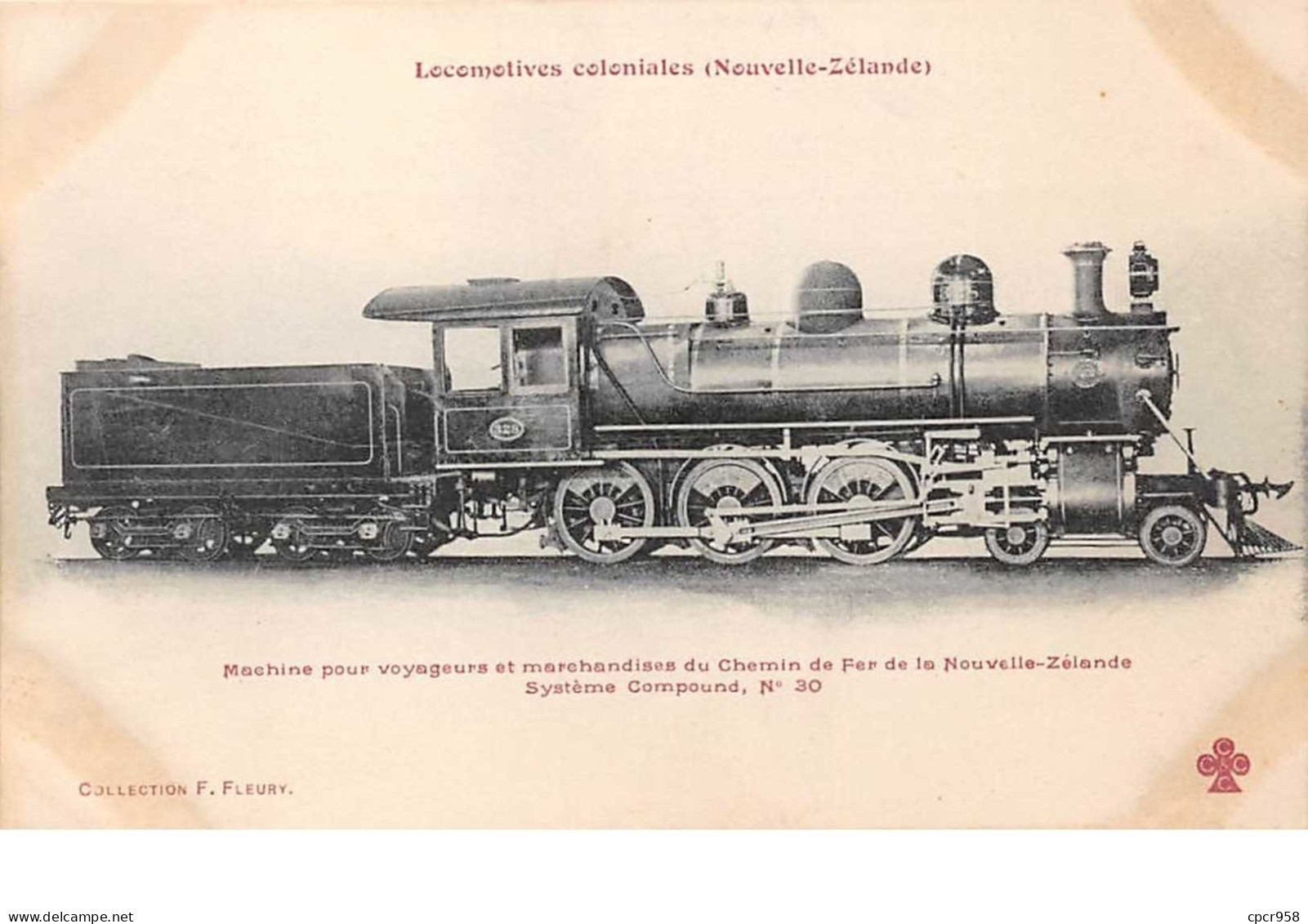 Oceanie . Nouvelle-zélande . N°50933  . Railway . Train . Locomotive . - Nouvelle-Zélande