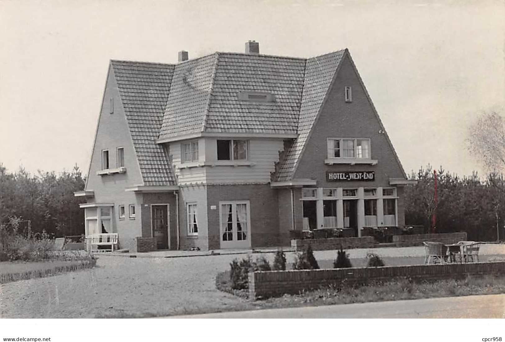 Pays Bas . N°103166 .renkum .carte Postale Photo .hotel West End . - Renkum