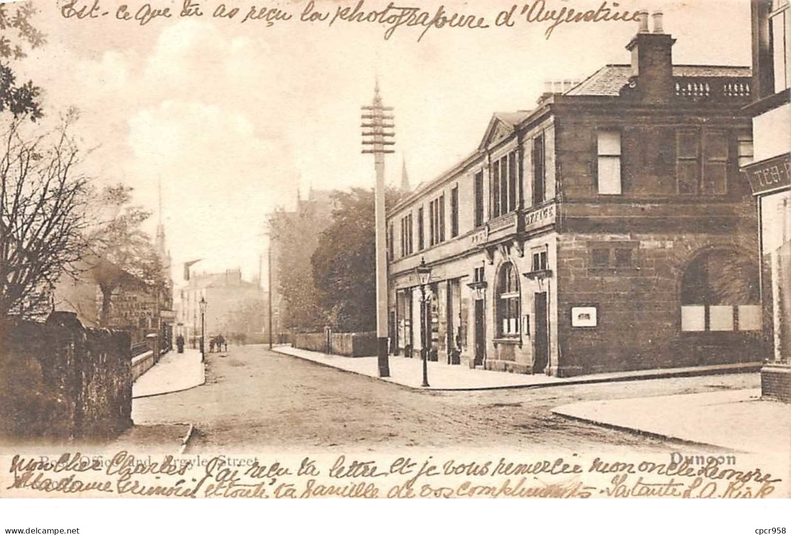 Ecosse. N°104215 .ayrshire .dunoon .argyle Street . - Ayrshire