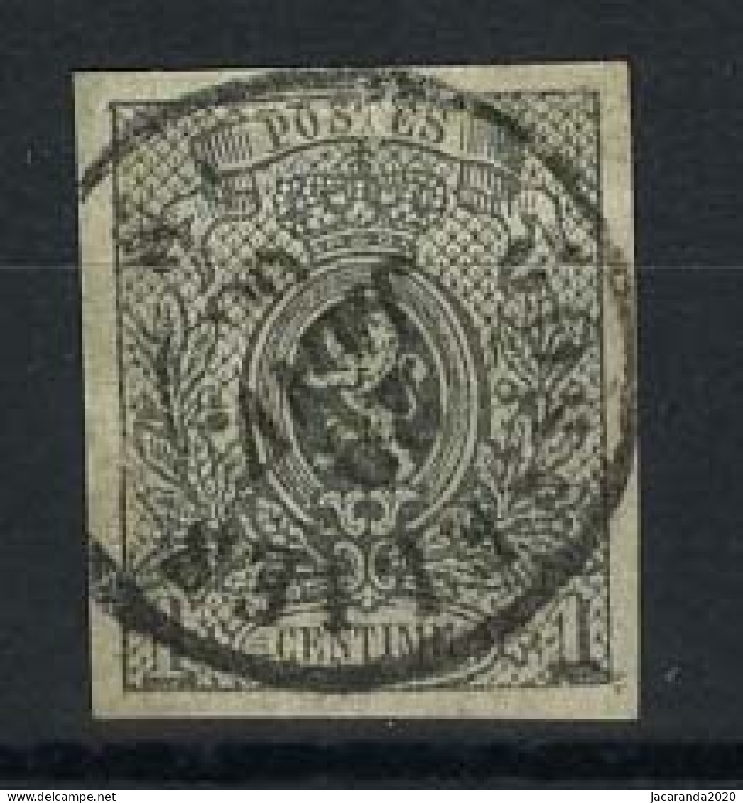 België 22 - 1c Grijs - Kleine Leeuw - Petit Lion - Niet Getand - Non Dentelé - 1866-1867 Blasón