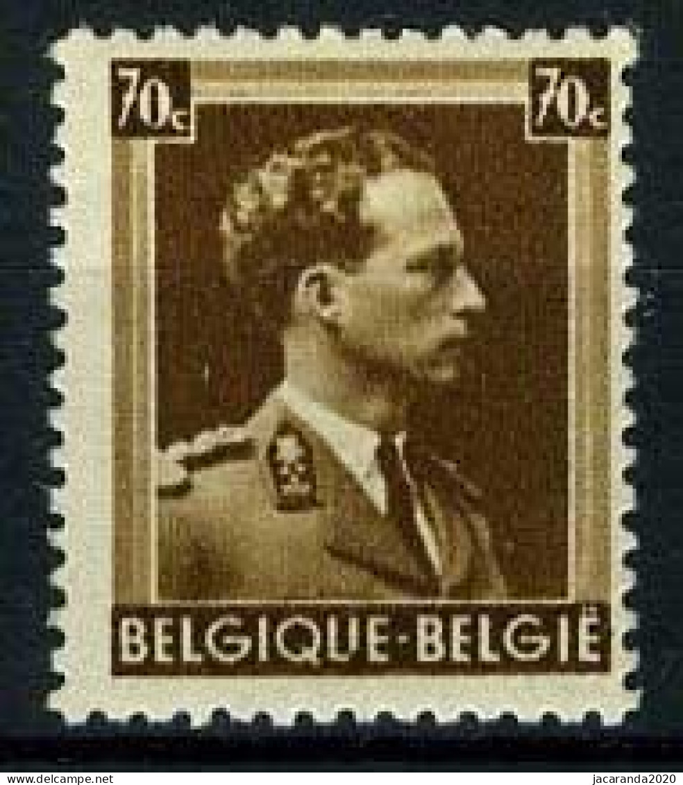 België 427-V1 ** - Koning Leopold III - Gebroken U - U Cassé - Other & Unclassified