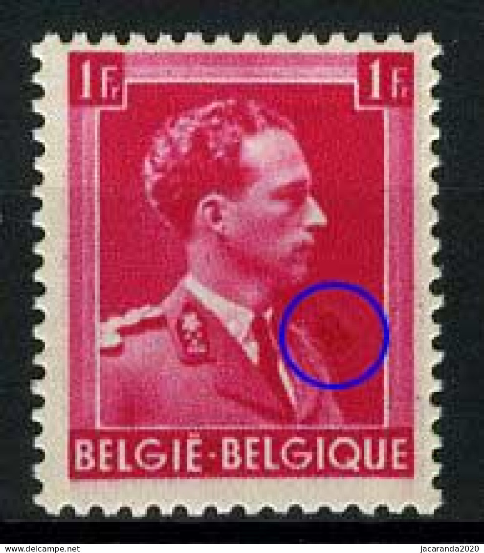België 528-Cu ** - Koning Leopold II - Bijgewerkte Achtergrond - Andere & Zonder Classificatie