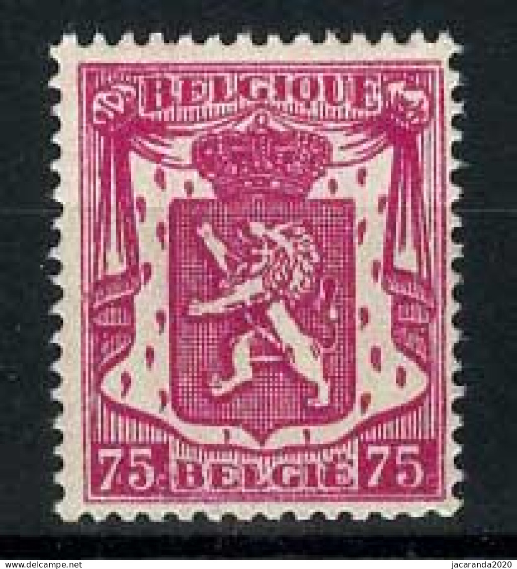 België 713 - 75c - Zonder C Na 75 - Sans C Après 75 - 1931-1960