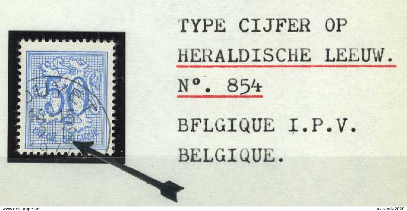 België 854-Cu - BFLGIQUE - Andere & Zonder Classificatie