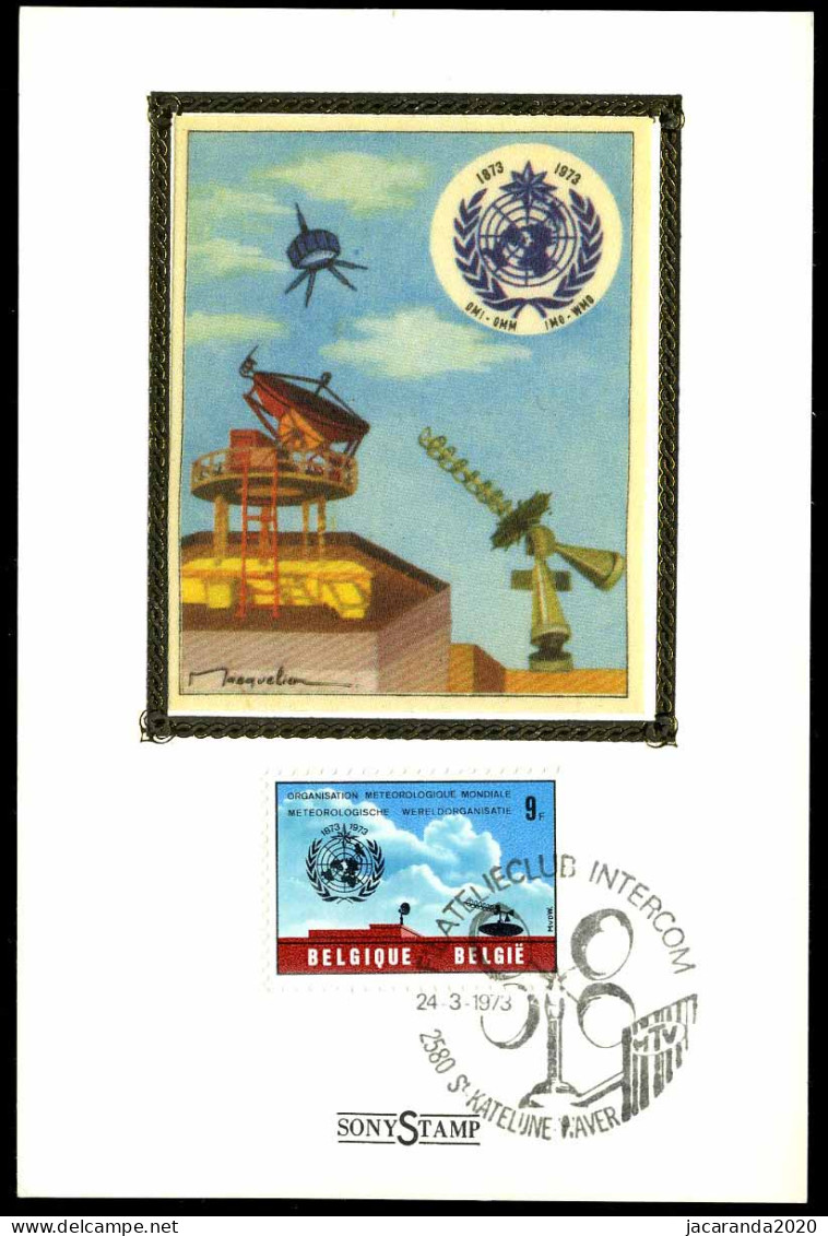 België 1661 - MK Op Zijde - 100 Jaar Meteorologische Wereldorganisatie - 1971-1980