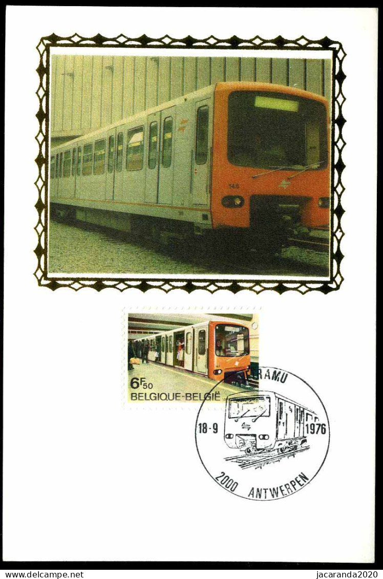 België 1826 - MK Op Zijde - Eerste Metrolijn - Brussel - 1971-1980