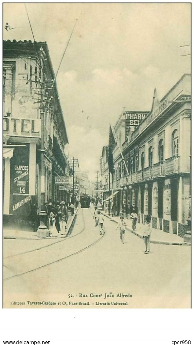 Bresil. N°35440.rua Consn°joao Alfredo. Para.belem.tavares Cardoso. - Belém