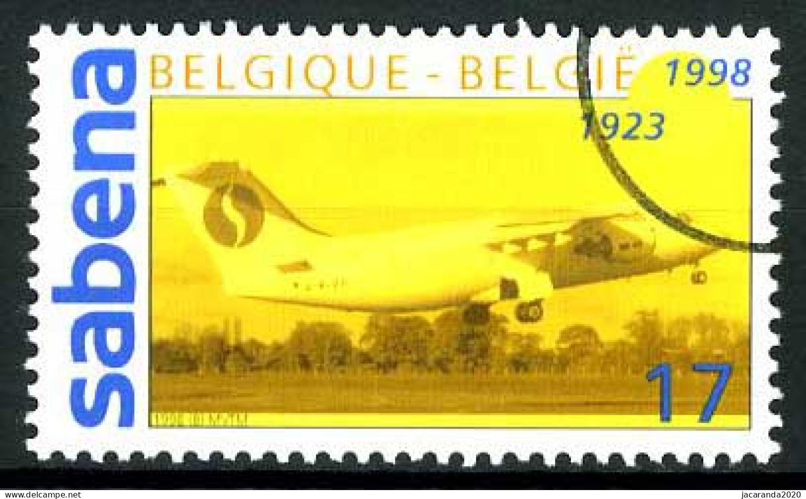 België 2753 SPEC - 75 Jaar SABENA - Vliegtuig - Avion - PERSSTEMPEL - Specimen - Perszegels - PRESSE - Altri & Non Classificati