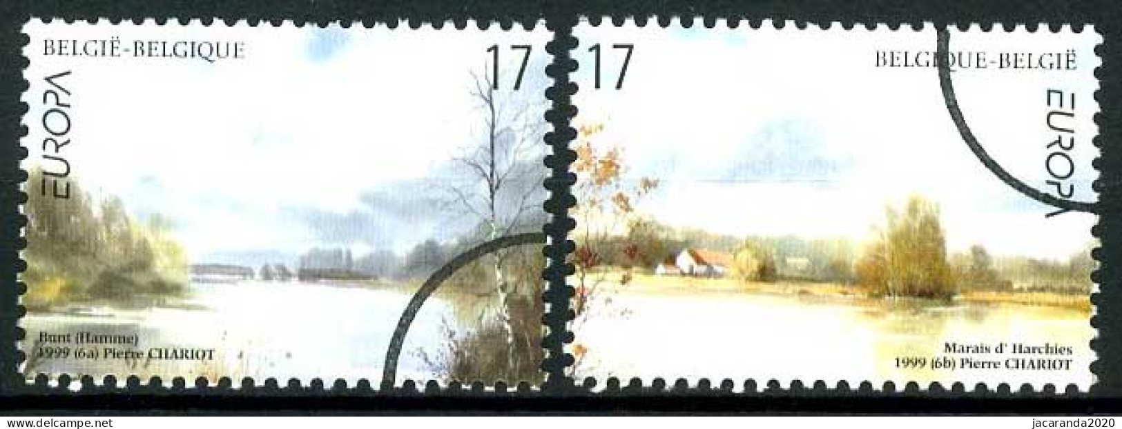 België 2815/16 SPEC - Europa 1999 - Natuurreservaten - PERSSTEMPEL - Specimen - Perszegels - PRESSE - Sonstige & Ohne Zuordnung