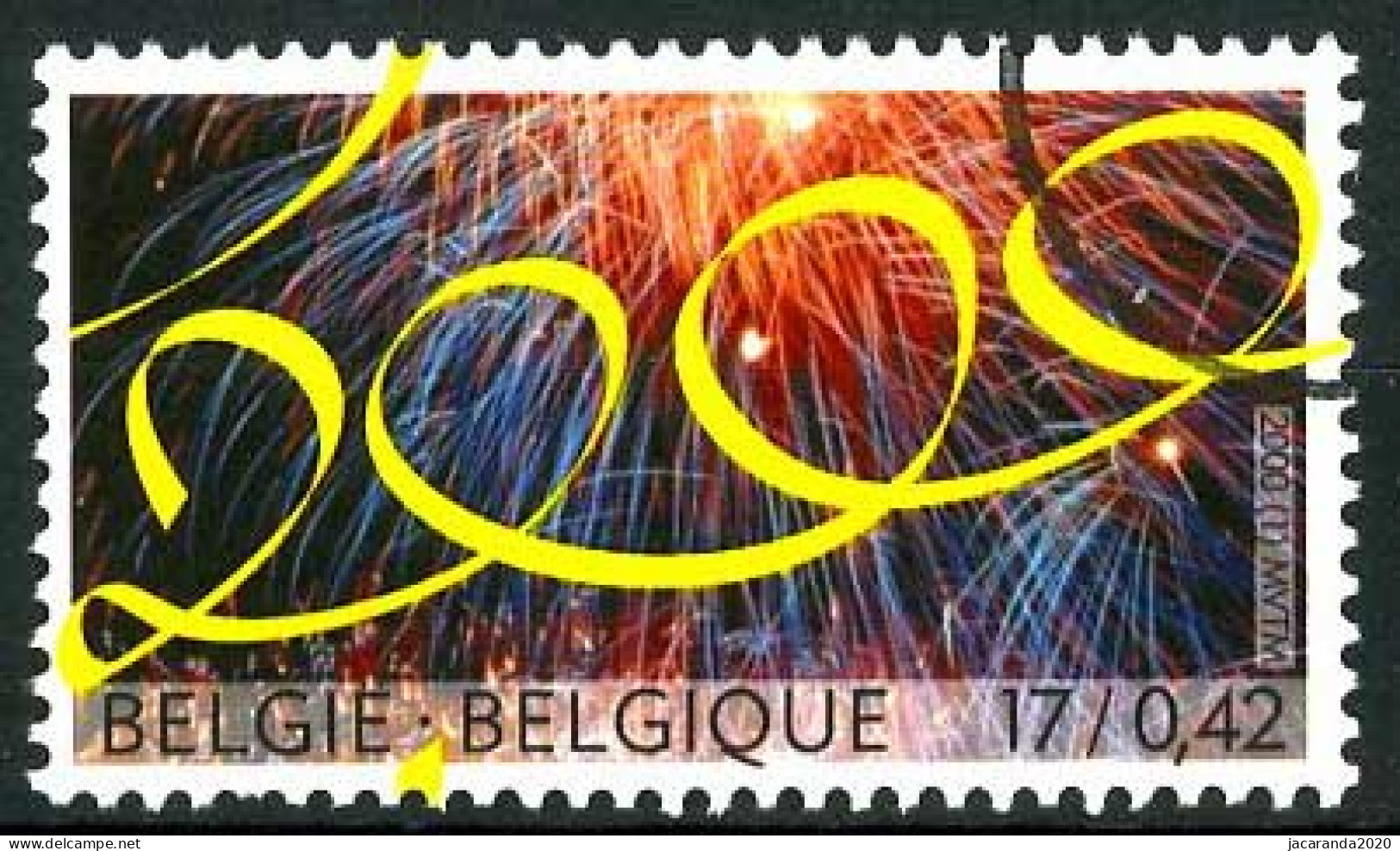 België 2878 SPEC - Welcome 2000 - PERSSTEMPEL - Specimen - Perszegels - PRESSE - Autres & Non Classés