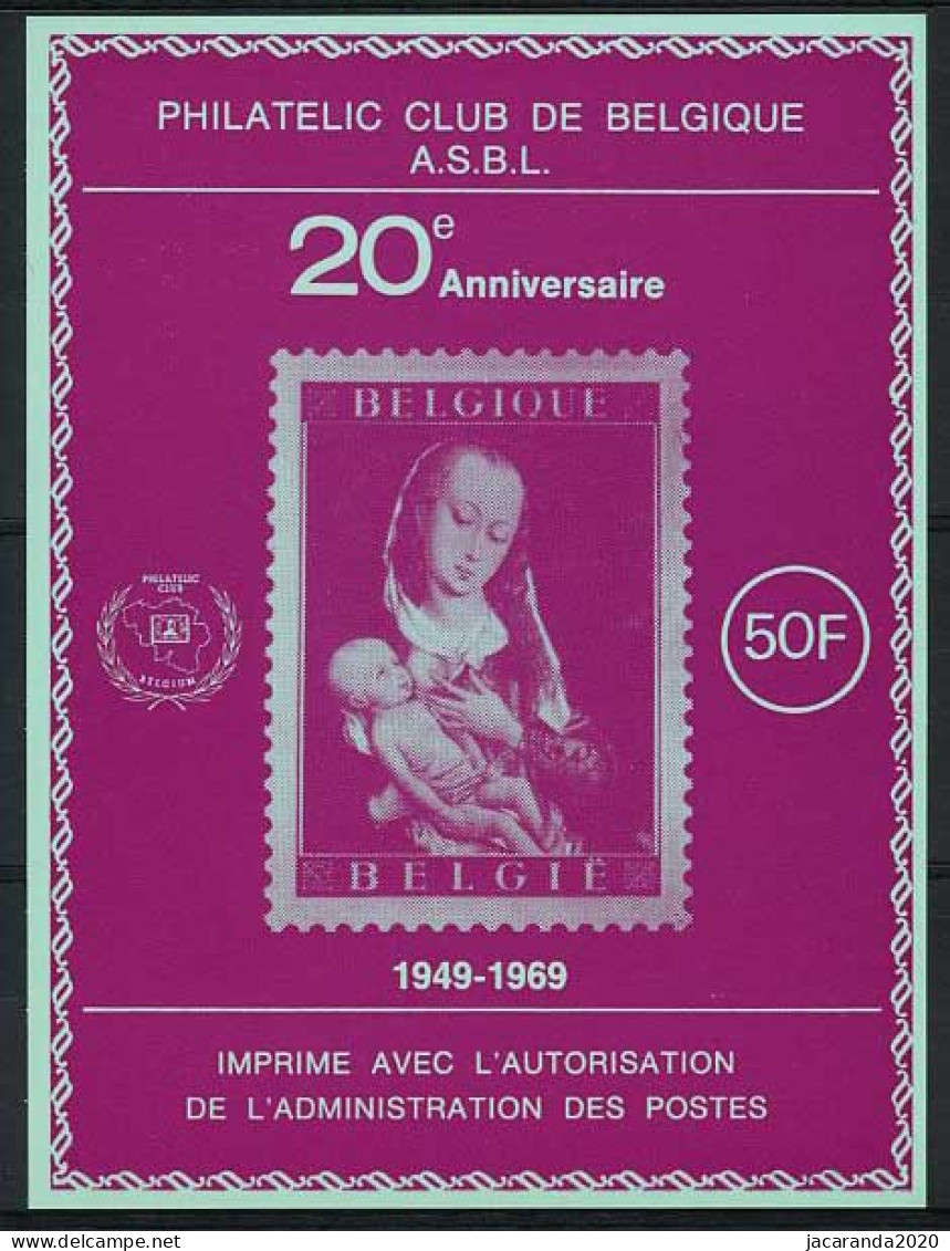 België E111 - 20 Jaar Philatelic Club - Kunst - Art - R. Van Der Weyden - FR - Erinnophilie [E]
