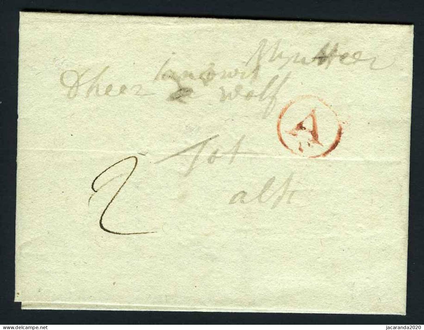België Voorloper - Brief Van Antwerpen Naar Ath - 1781 - 1714-1794 (Pays-Bas Autrichiens)