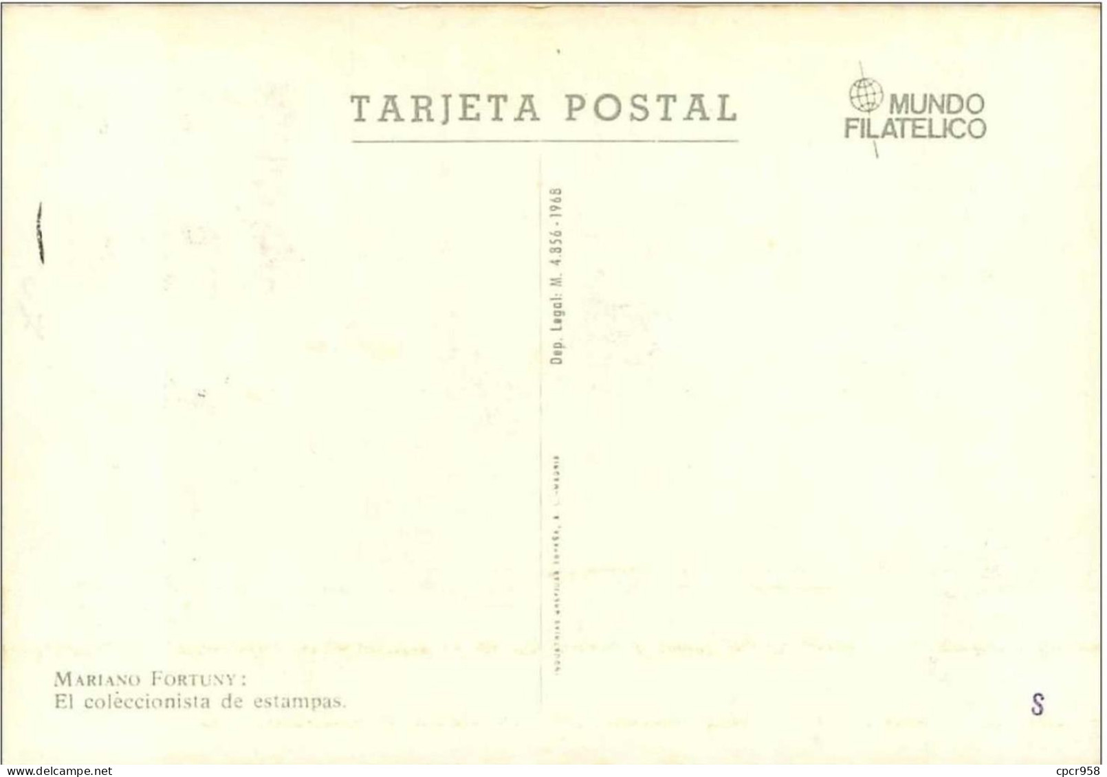 TIMBRES.CARTE MAX.n°9363.ESPAGNE.FORTUNY.1968 - Maximum Cards