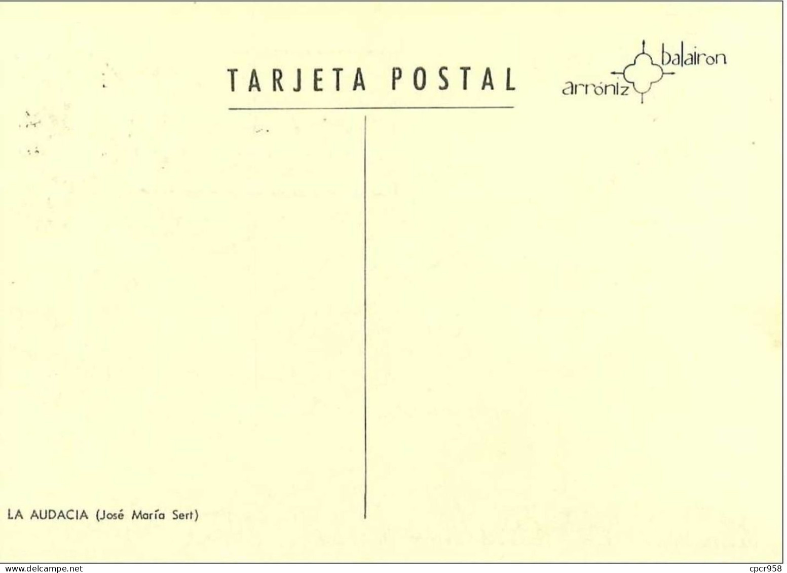 TIMBRES.CARTE MAX.n°9379.ESPAGNE.JOSE  SERT.LA AUDACIA.1966 - Maximum Cards