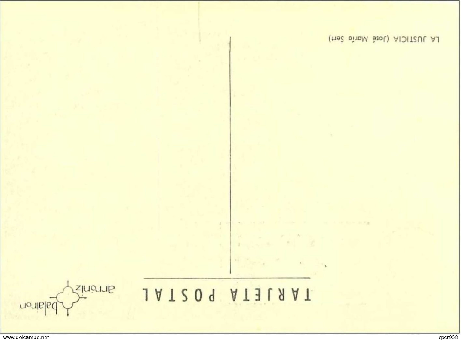 TIMBRES.CARTE MAX.n°9380.ESPAGNE.JOSE  SERT.LA JUSTICIA.1966 - Cartoline Maximum