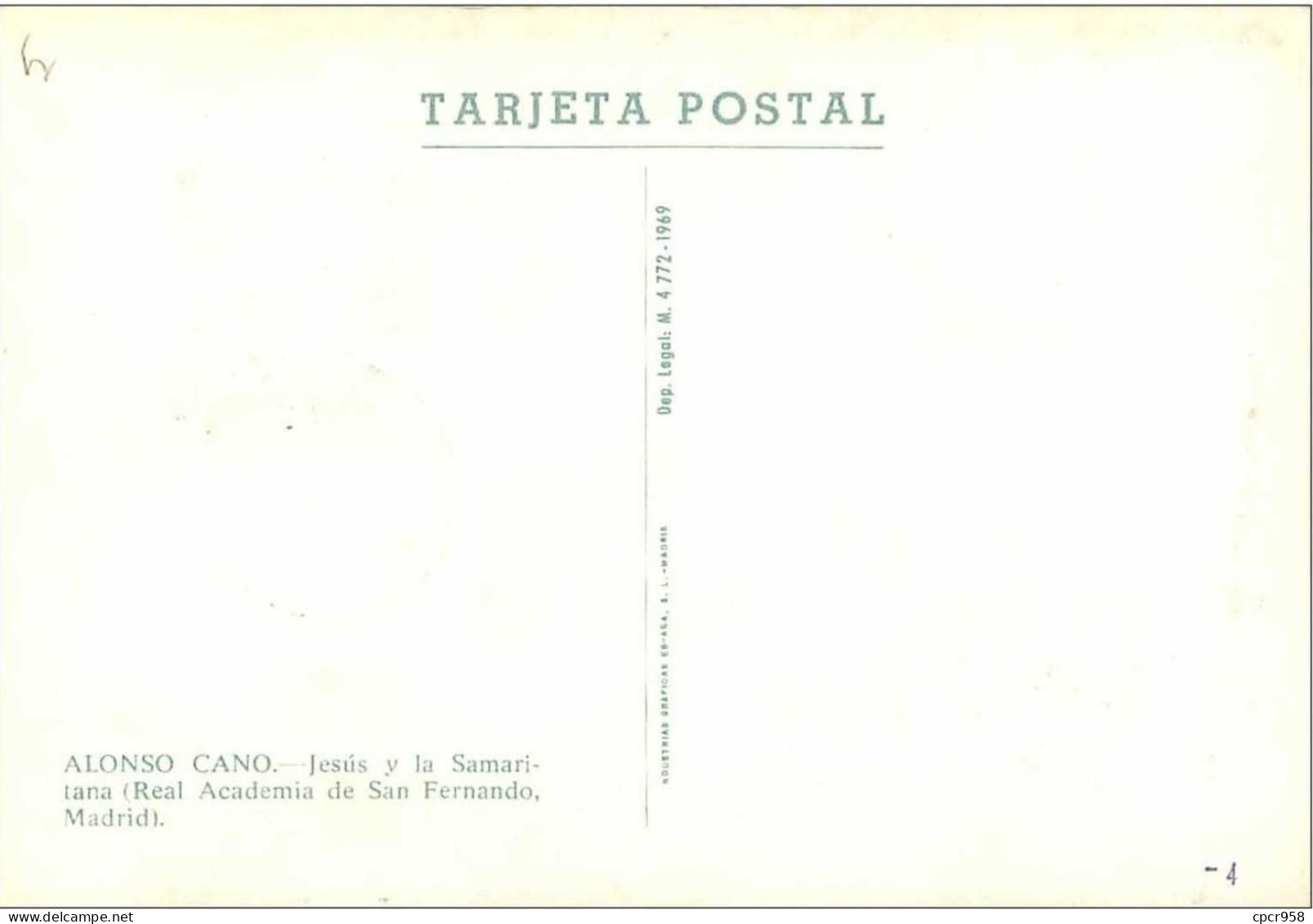 TIMBRES.CARTE MAX.n°9381.ESPAGNE.CANO.JESUS Y LA SAMARITANA.1969 - Maximum Cards