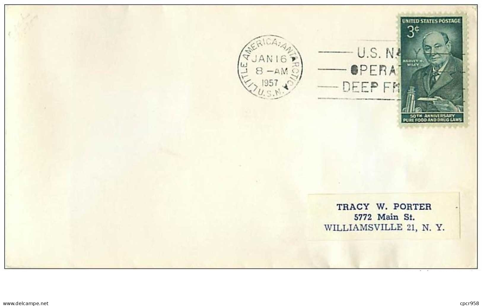 TIMBRES.n°2916.EXPEDITION POLAIRE.AMERICA ANTARCTIC-WILLIAMSVILLE.1916 - Autres & Non Classés