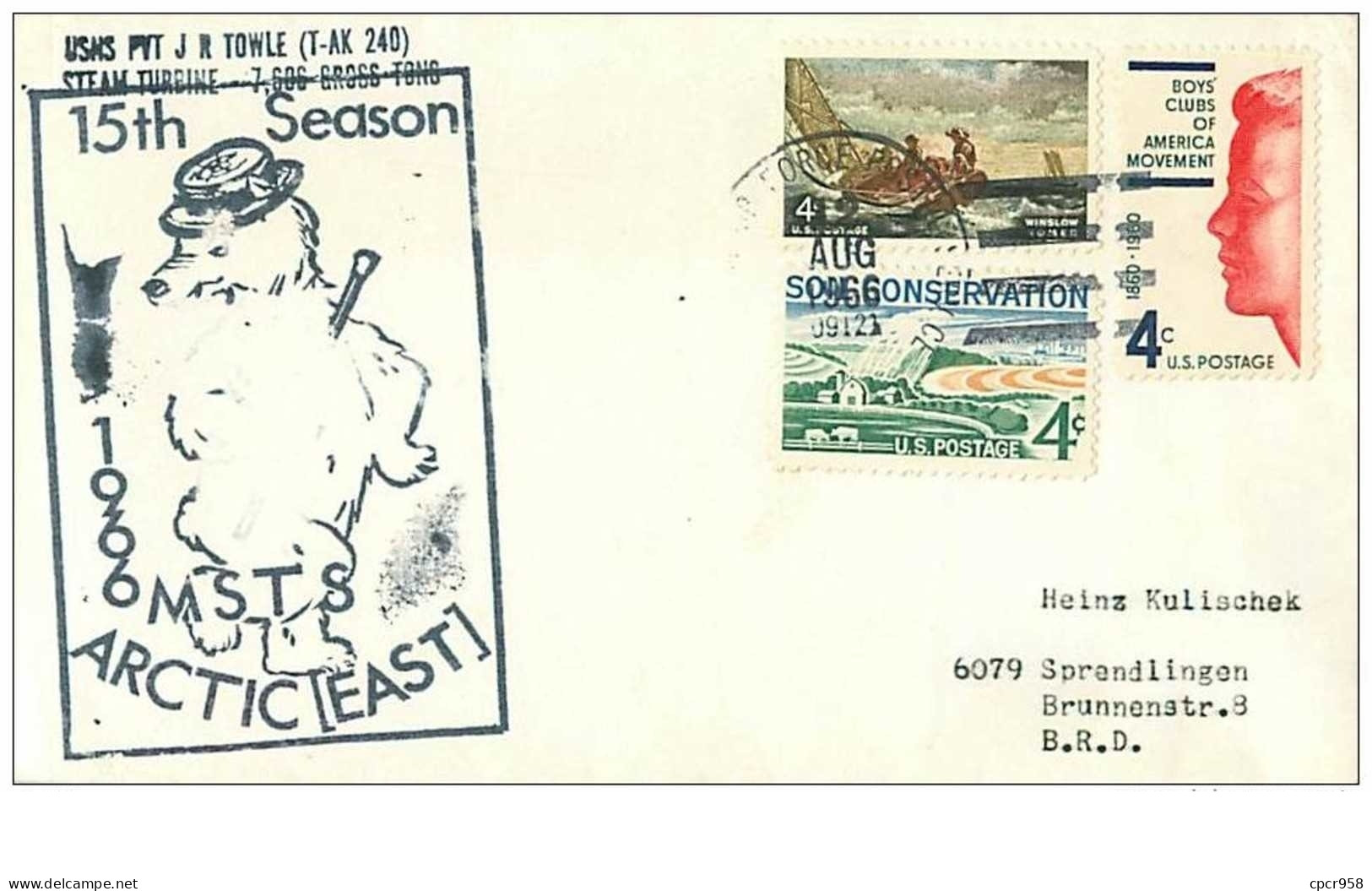 TIMBRES.n°2915.EXPEDITION POLAIRE.15 TH SEASON ARCTIC.B R D.1966 - Other & Unclassified