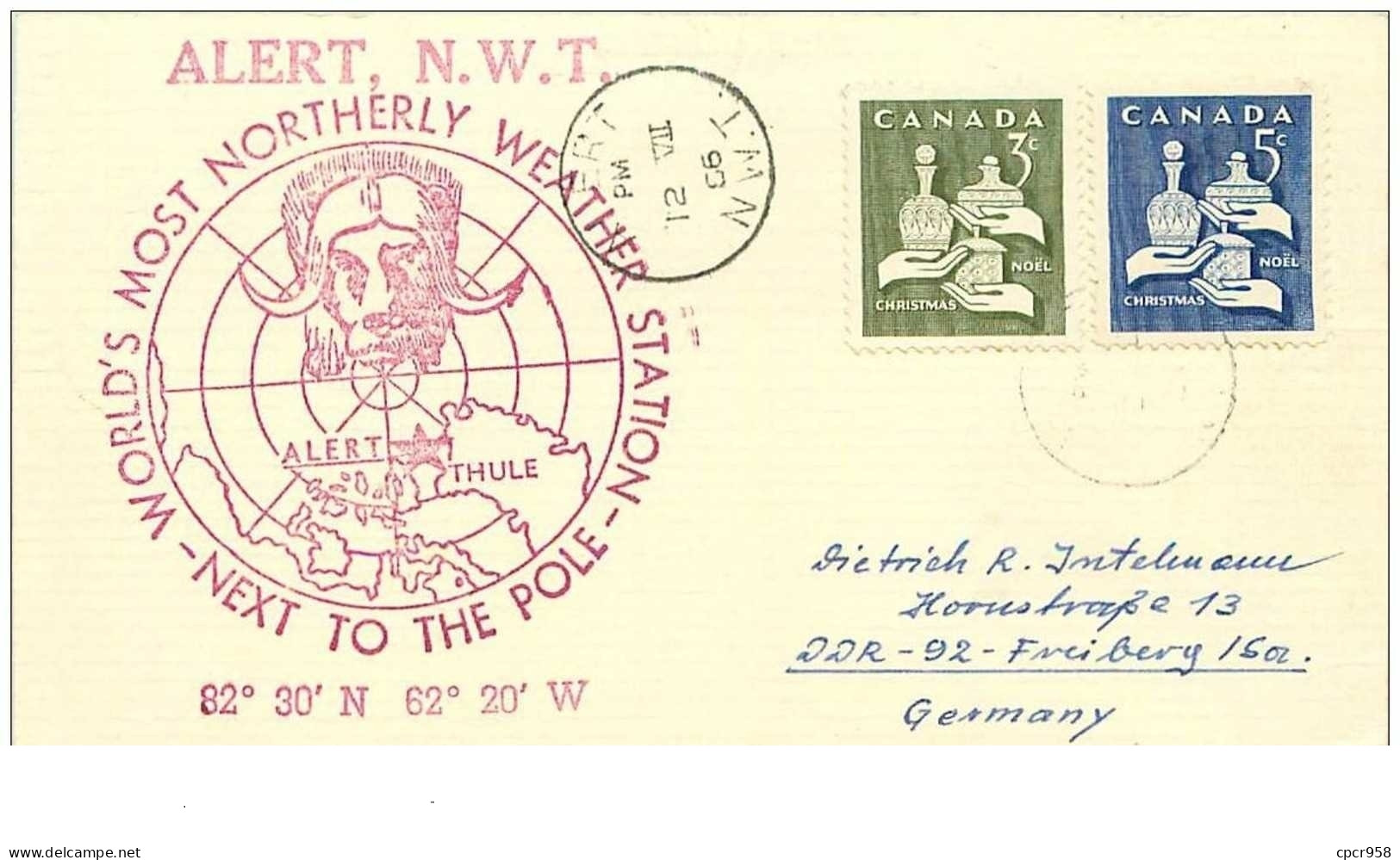 TIMBRES.n°9413.EXPEDITION POLAIRE.GERMANY.ORLD'S MOST NORTHERLY WEATHER.1966 - Other & Unclassified