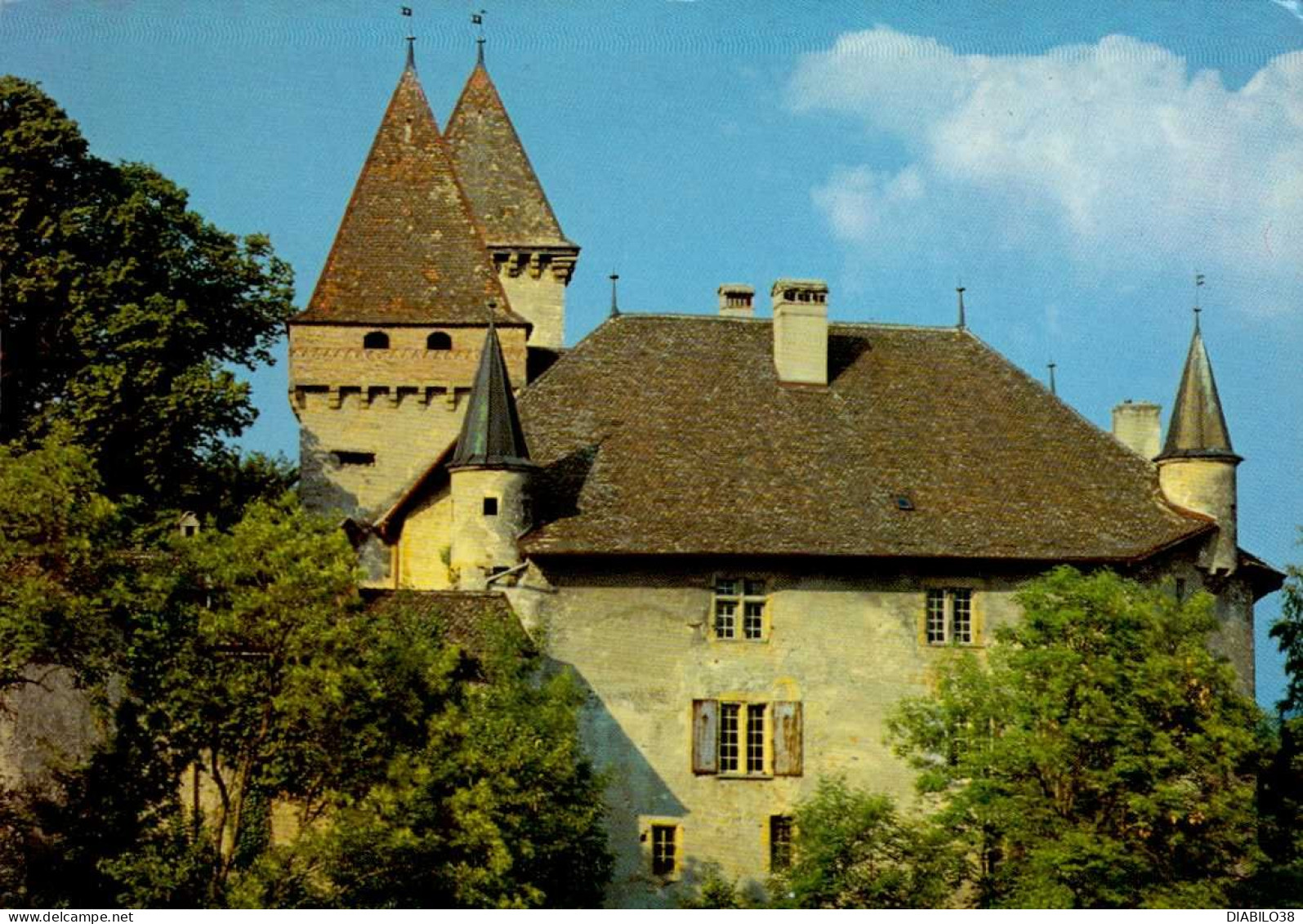 CHATEAU DE LA SARRAZ       ( SUISSE ) - La Sarraz