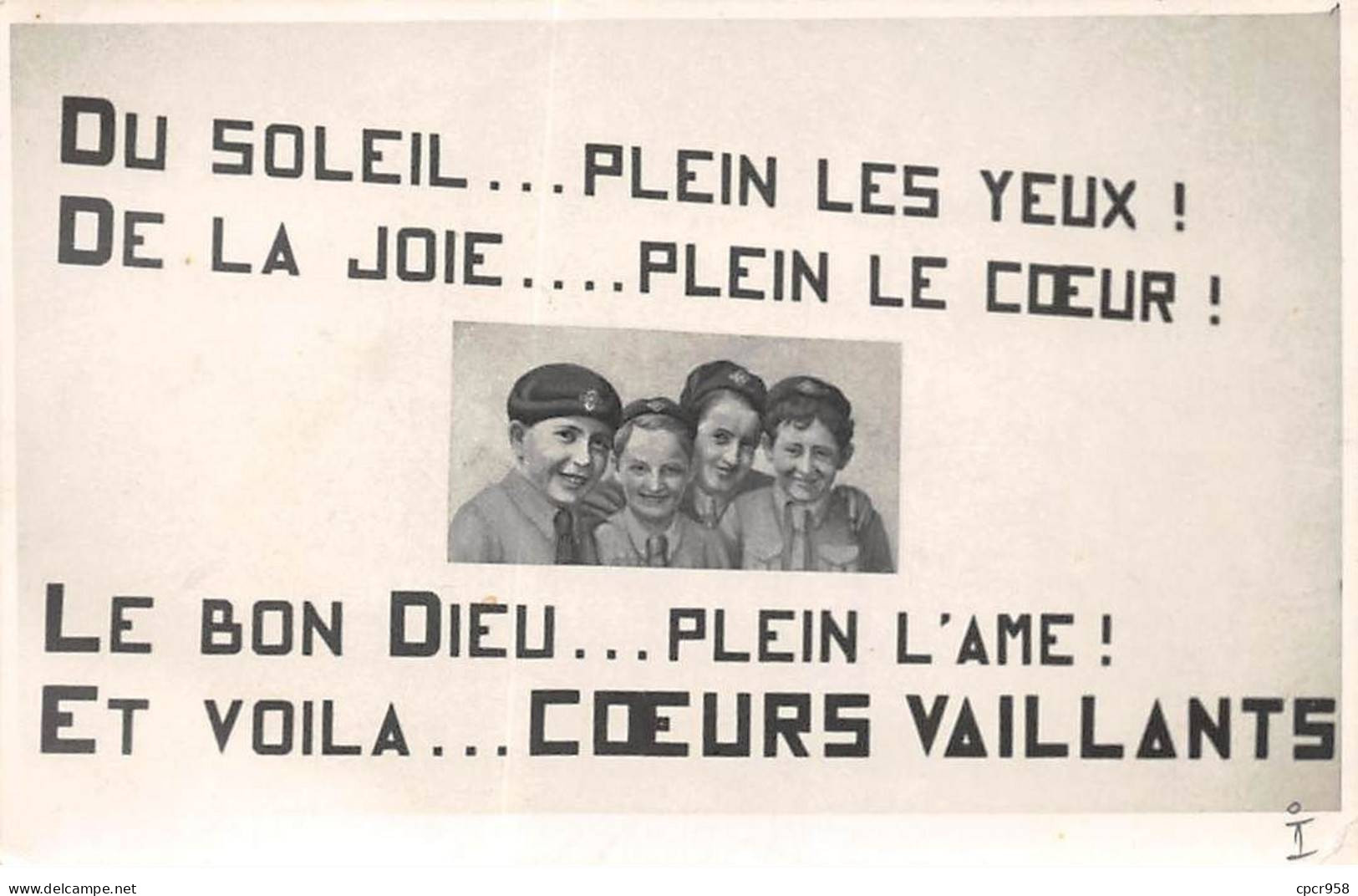 SCOUTISME - SAN36536 - Du Soleil... Plein Les Yeux ! De La Joie.... Plein Le CÅur ! Le Bon Dieu... Plein L'Ame ! - Scoutismo