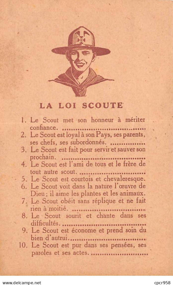 SCOUTISME - SAN36582 - La Loi Scoute - Scoutismo