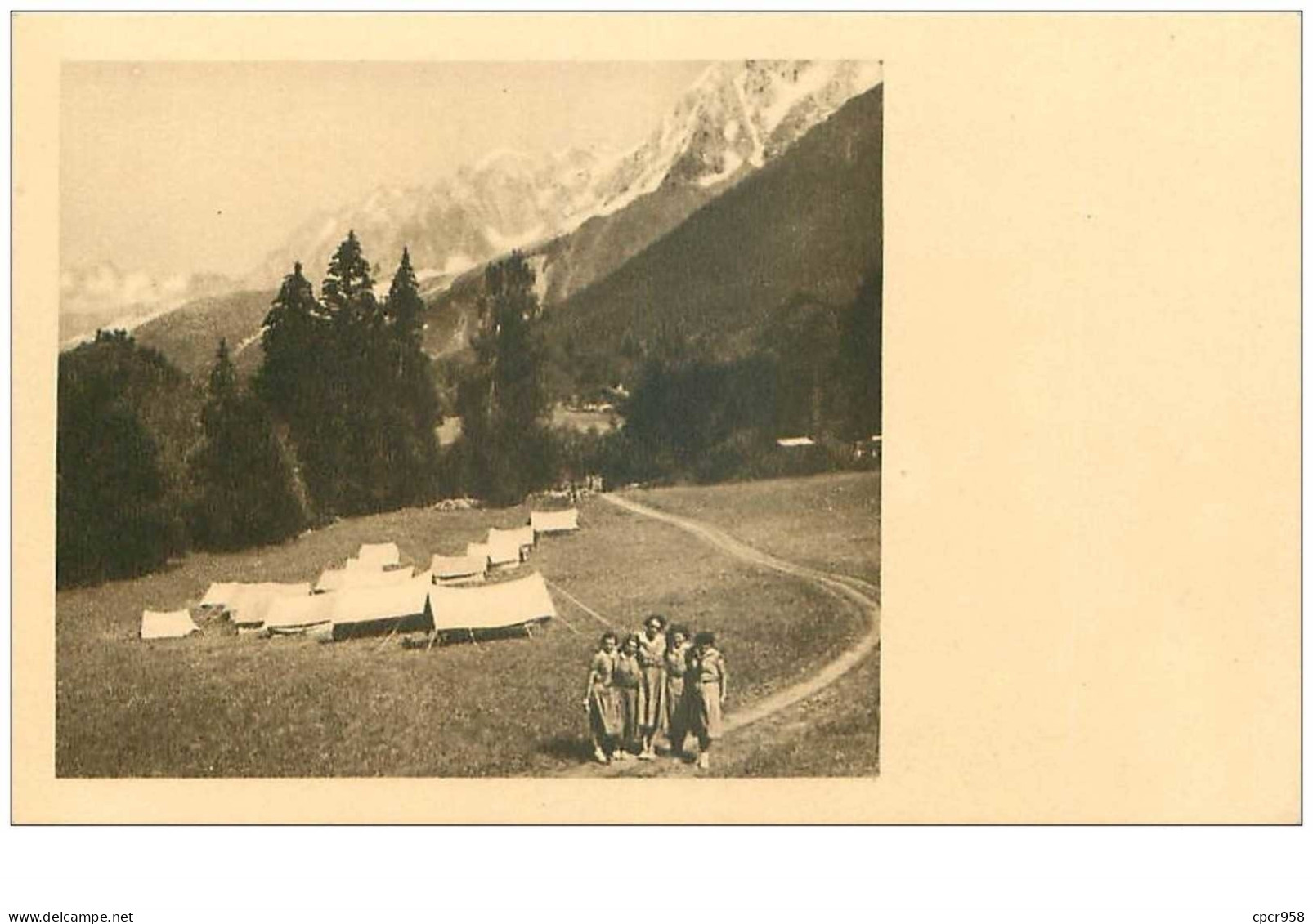 SCOUTISME.n°28196.CAMP D'ECLAIREUSES AINEES EN SAVOIE - Scouting