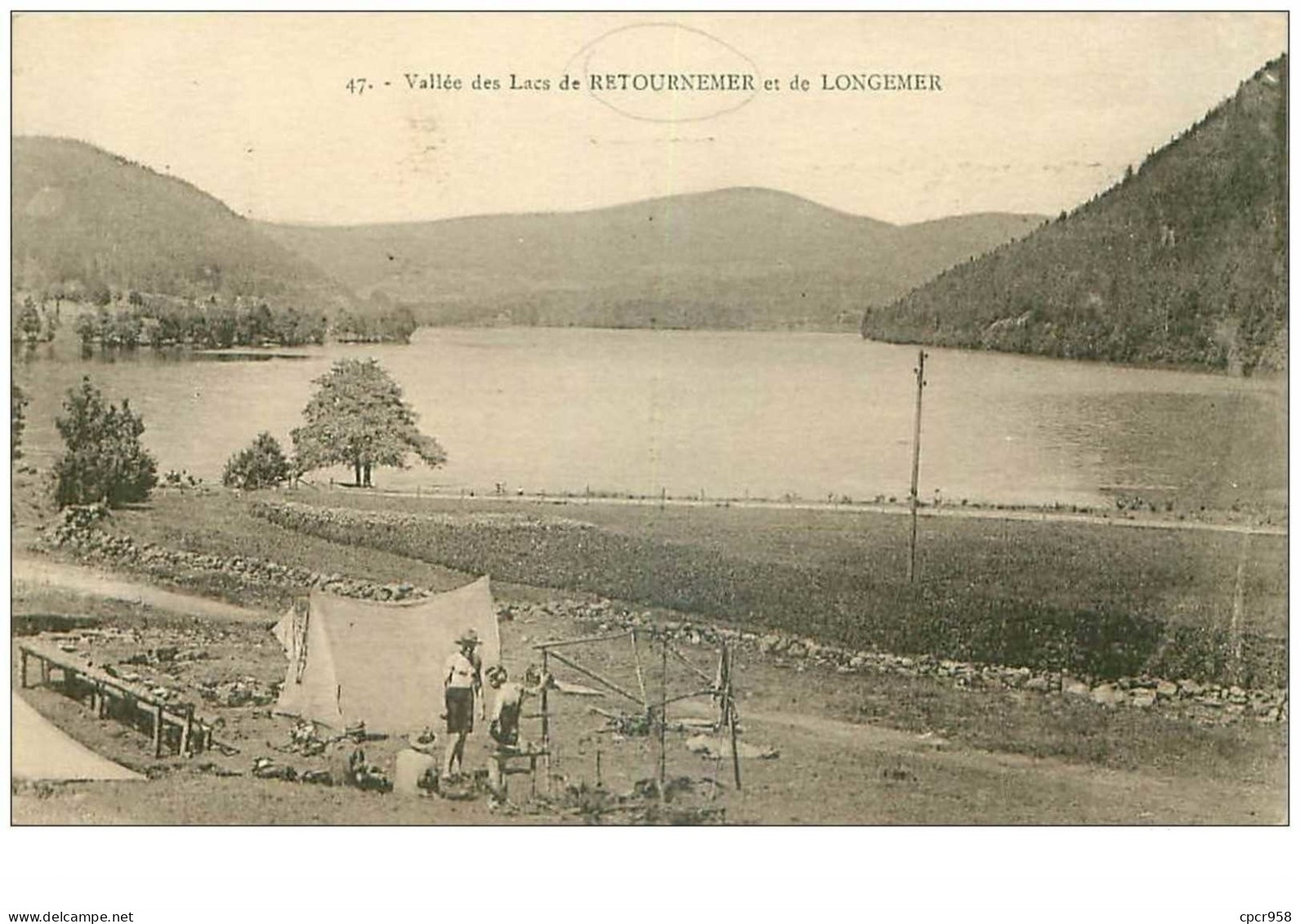 SCOUTISME.n°28198.VALLEE DES LACS DE RETOURNEMER ET DE LONGEMER - Pfadfinder-Bewegung