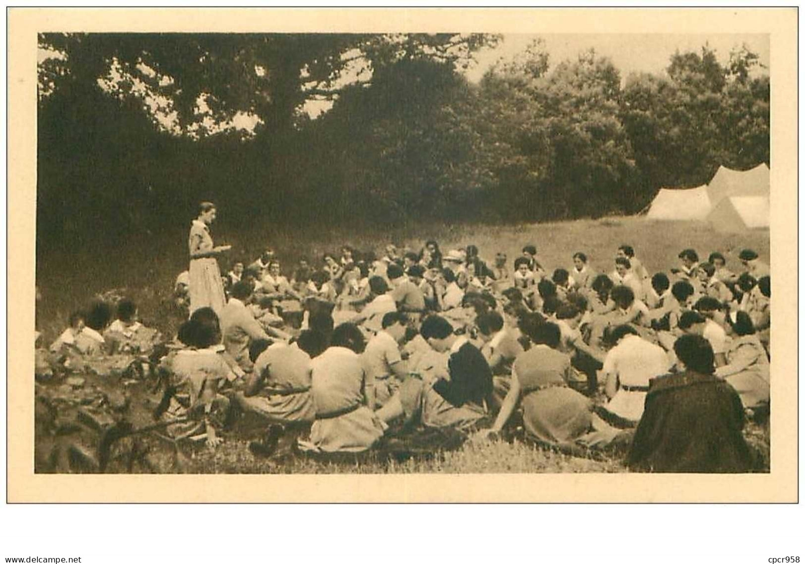 SCOUTISME.n°28193.CAMP DE CHEFTAINES PALABRE MATINALE - Scoutisme