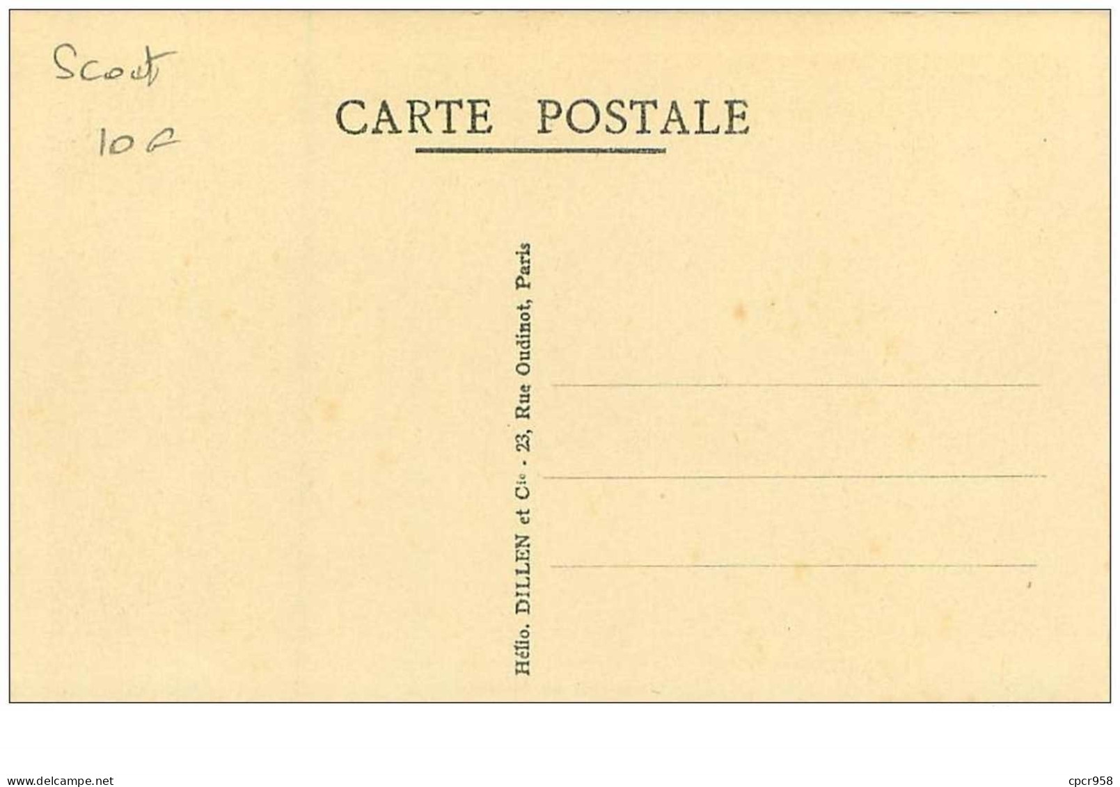 SCOUTISME.n°28177.CHAMARANDE.CAMP ECOLE DES SCOUTS DE FRANCE.L'ENTREPOT DU MATERIEL - Movimiento Scout