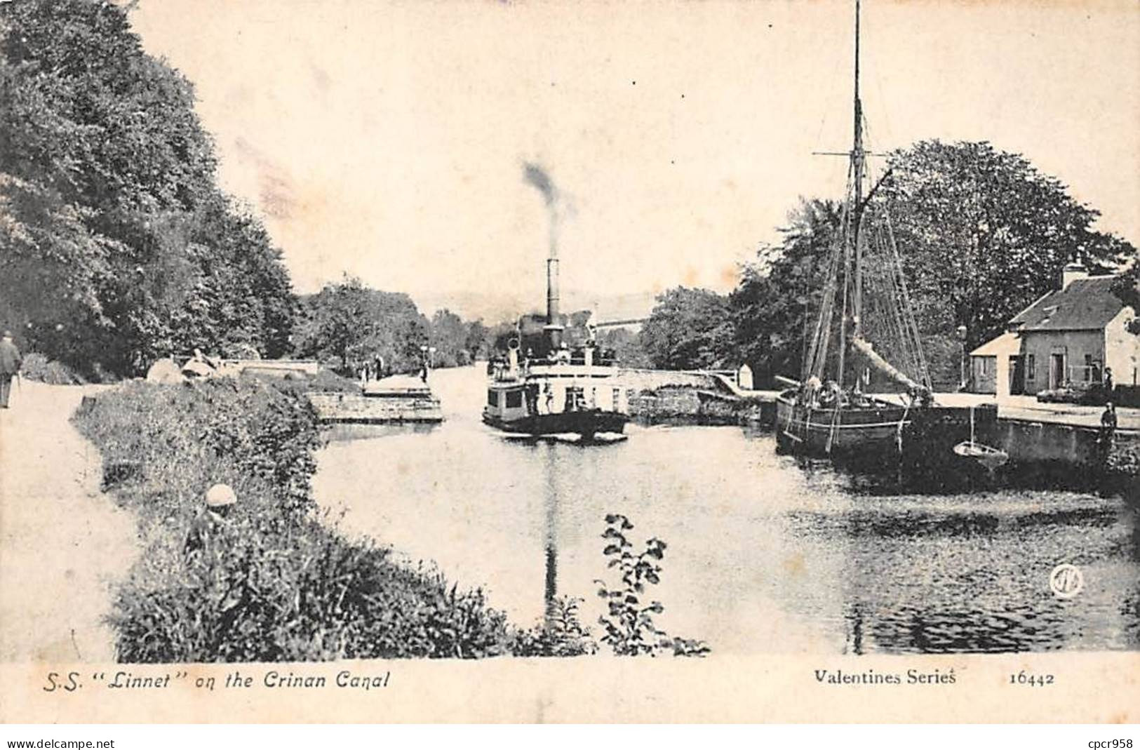 ROYAUME UNI -  ARGULLSHIRE - SAN26656 - S.S. "Linnet" On The Crinan Canal - Argyllshire