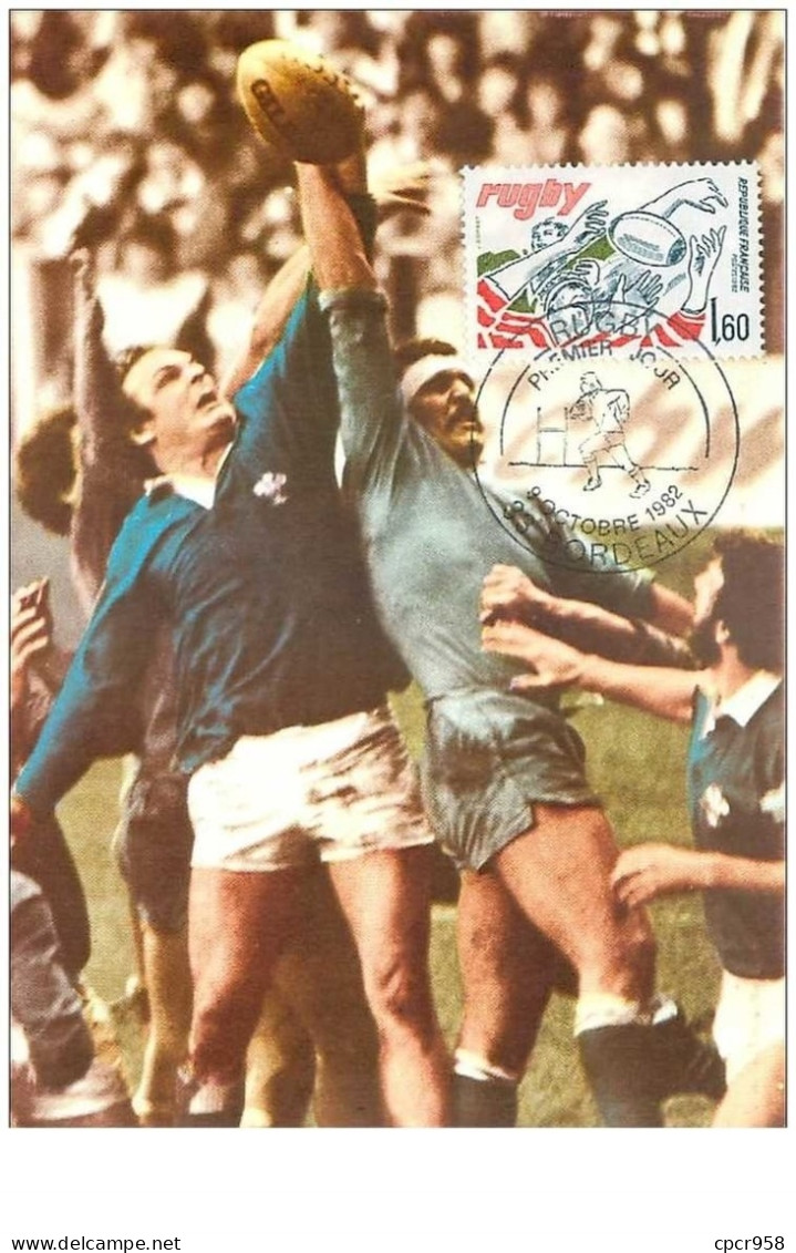 RUGBY.n°28503.CARTE MAXIMUM - Rugby