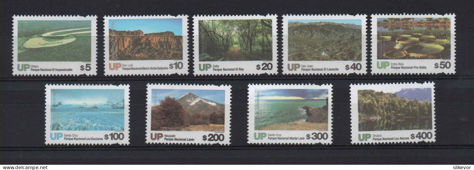 ARGENTINA-NATIONAL PARKS-STAMPS-2020-DEFIN-UP-SET.PRINTED IN CASA DE MONEDA-MNH- - Ungebraucht