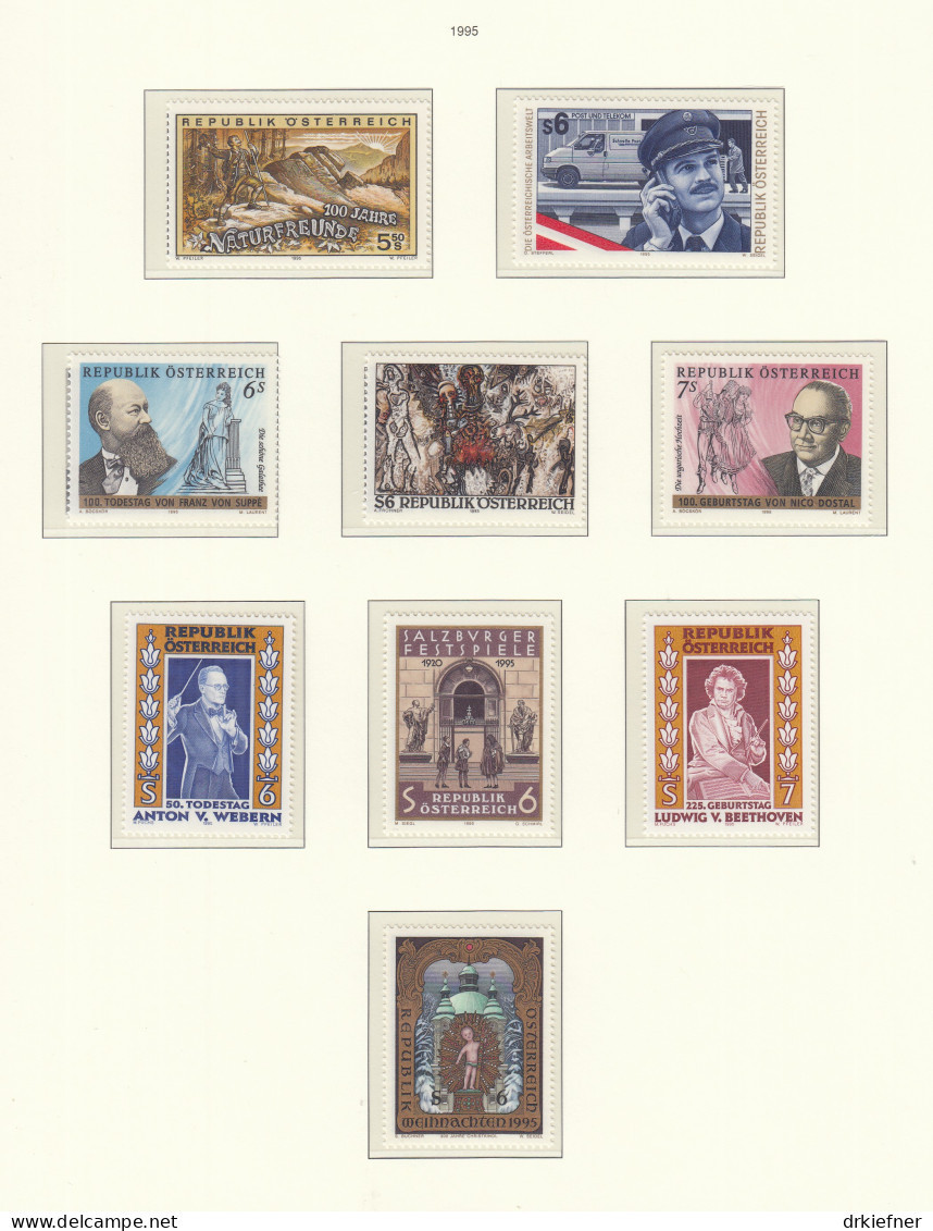 ÖSTERREICH  Jahrgang 1995, Postfrisch **, 2145-2176, Komplett - Années Complètes