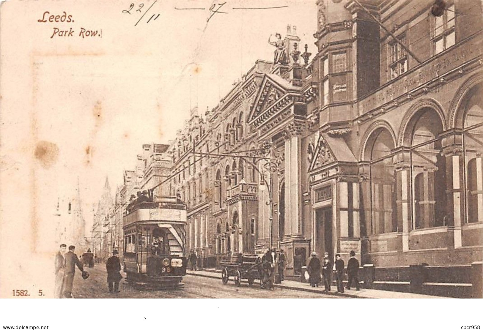 Royaume-Uni - N°67601 - LEEDS - Park Row - Tramway - Leeds