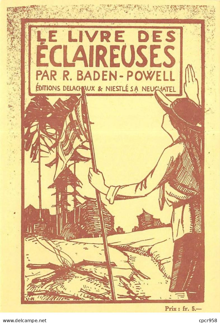 SCOUTISME - SAN36101 -70 Ans Scoutisme Neufchâtelois -Couvertures Livres De Baden - Série II,(09-16),N°10- CPSM 15x10 Cm - Scouting